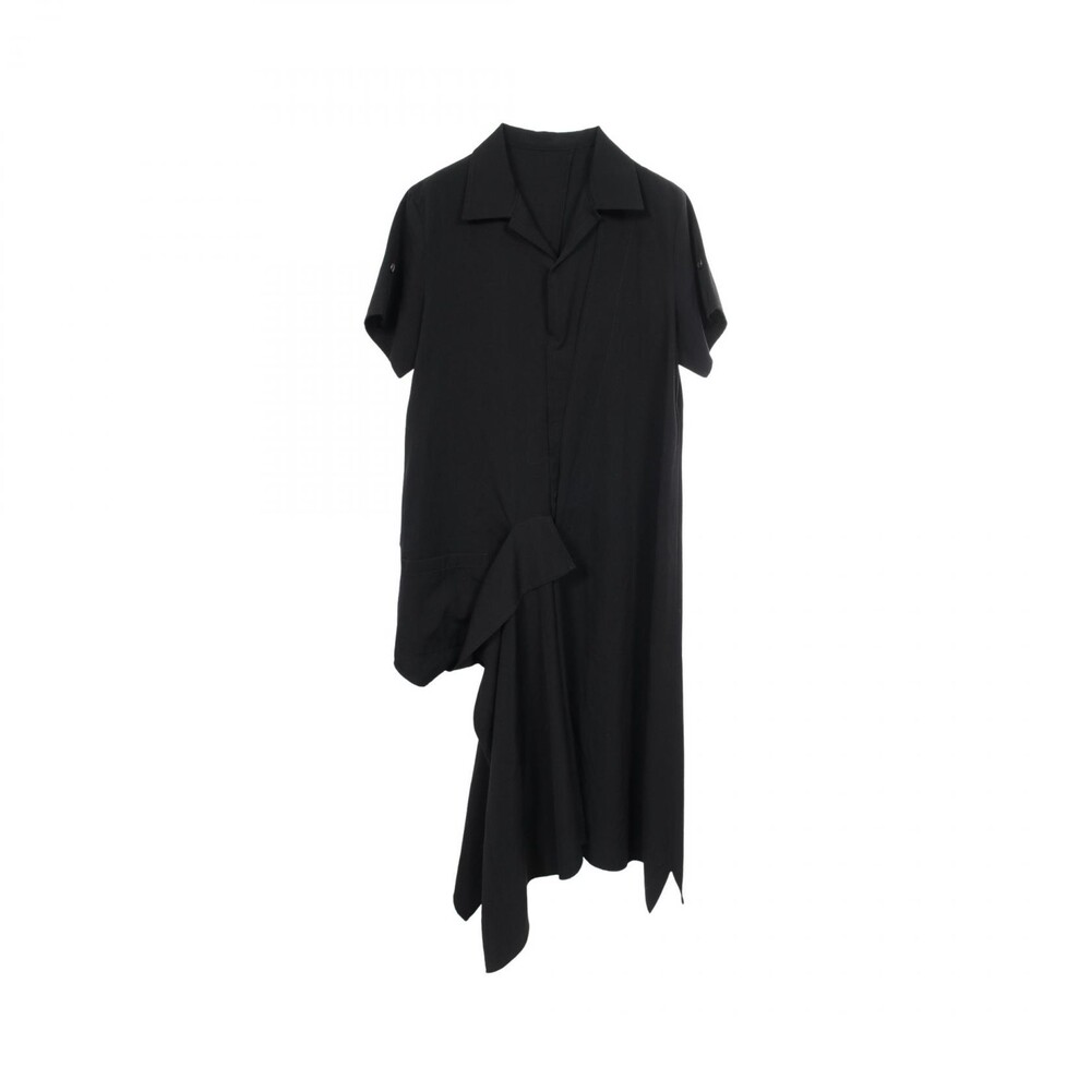 Yohji Yamamoto Gabardine R Draped Shirt #308481Y42B